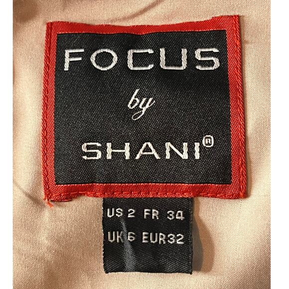 Focus by Shani dress laser cutout short sleeve light blue size 2 - Picture 4 of 4